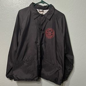 Vintage Hawaiian Island Creations Snap Front Nylon Jacket